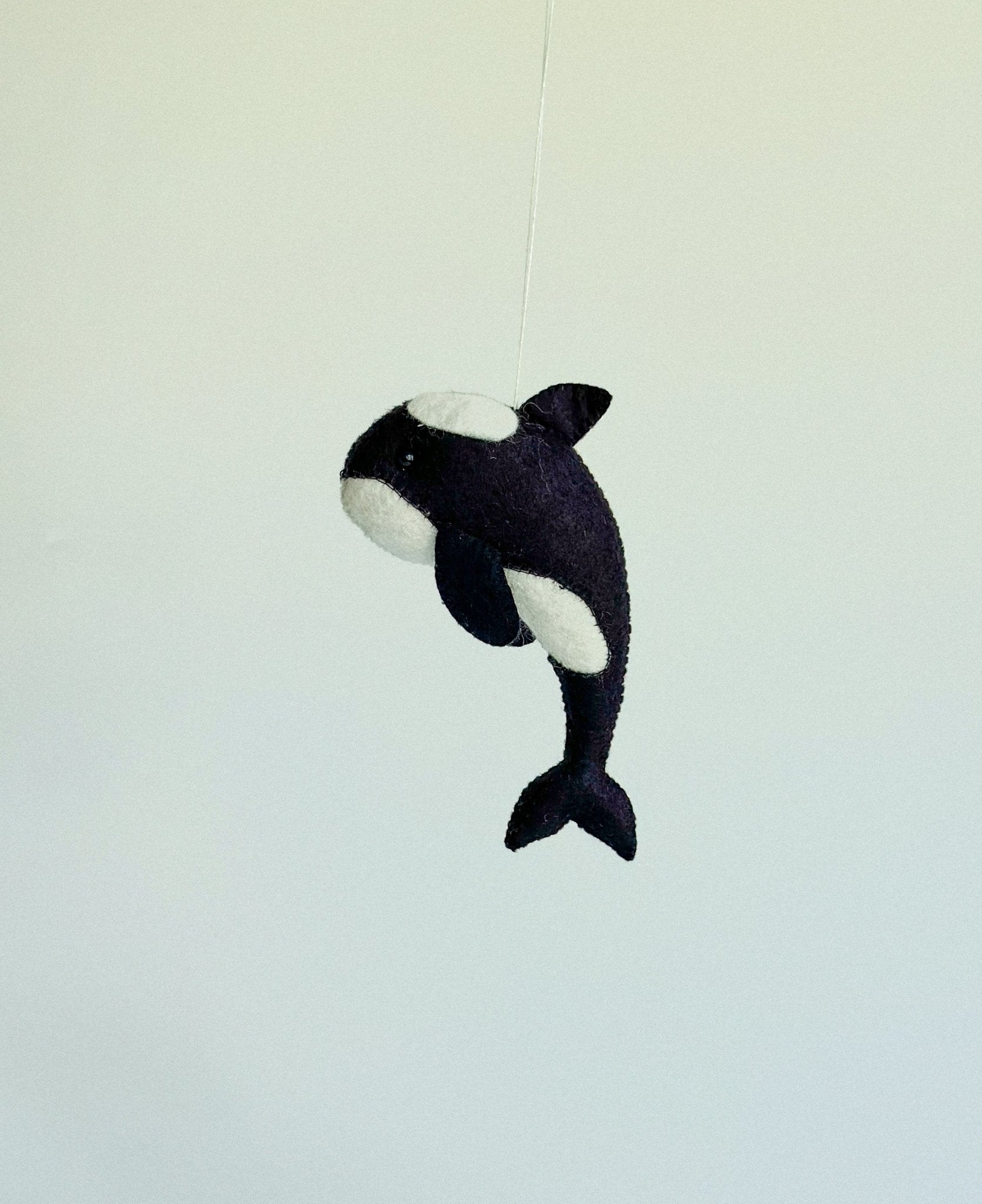 Felt Orca Ornament - WoollyFox